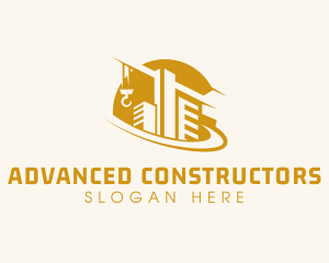 Construction Building Crane logo design