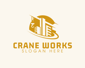Construction Building Crane logo
