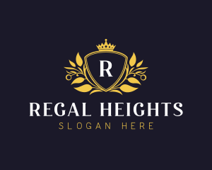 Regal Crest Monarchy logo design