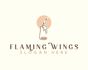 Scented Candle Wax logo design