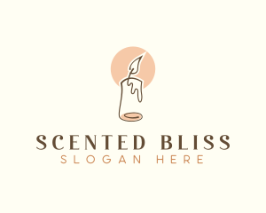 Scented Candle Wax logo design