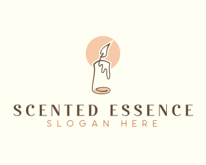 Scented Candle Wax logo design