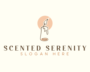 Scented Candle Wax logo design