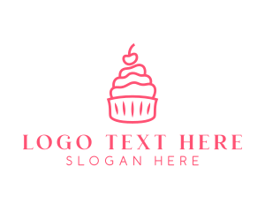 Cupcake Pastry Dessert logo