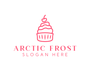 Cupcake Pastry Dessert logo design