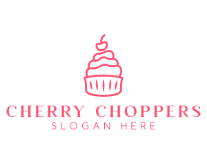 Cupcake Pastry Dessert logo design