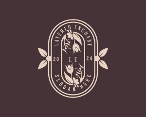 Stylish Florist Garden logo design