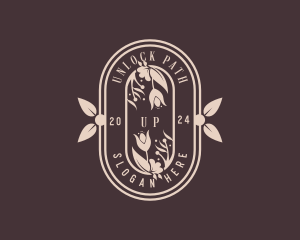 Stylish Florist Garden logo design