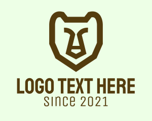 Cub - Minimalist Wild Grizzly logo design