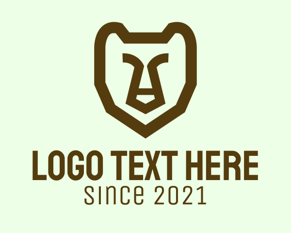 Bear logo example 2