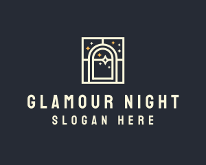 Starry Night Window logo design