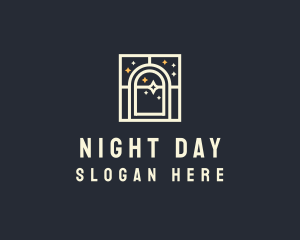 Starry Night Window logo design