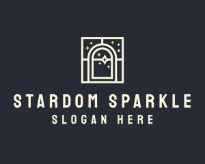 Starry Night Window logo design