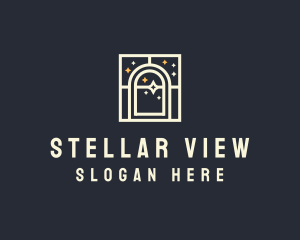 Starry Night Window logo design