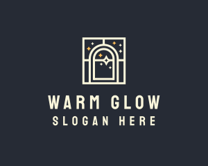 Starry Night Window logo design