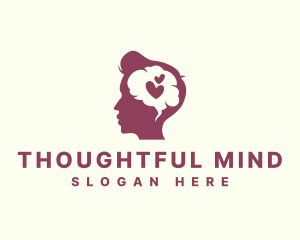 Mental Health Brain logo design