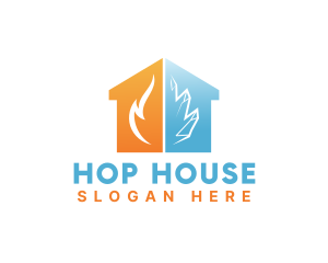 Fire Ice House logo design