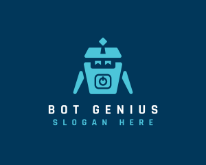 Intelligent Android Robot logo design