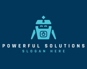 Intelligent Android Robot logo design