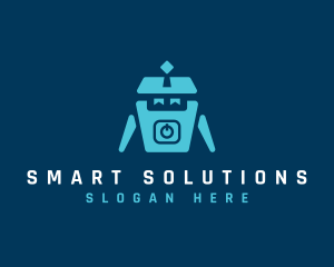 Intelligent Android Robot logo design