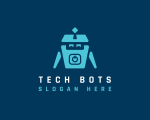 Intelligent Android Robot logo design