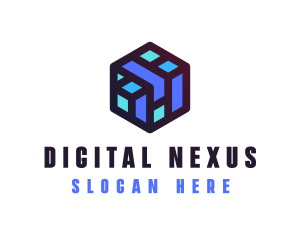 Digital Cube Network Technology logo design