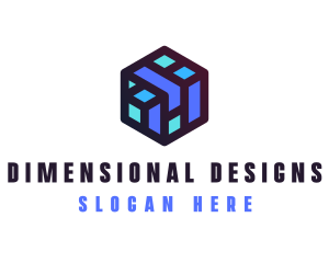 Digital Cube Network Technology logo design