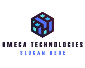 Digital Cube Network Technology logo design