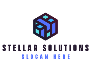 Digital Cube Network Technology logo design