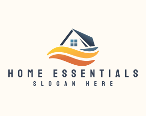 Home Roof Renovation logo design