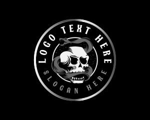 Snake Skull Death logo