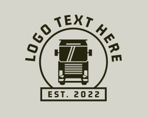 Logistics Vehicle Trucking logo