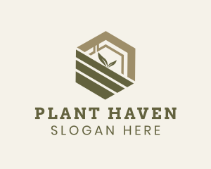 Garden House Plant logo design