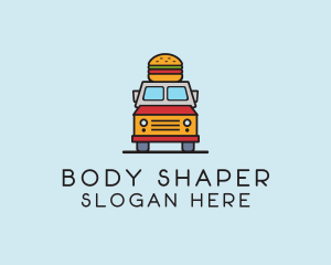 Burger Food Truck logo design