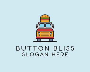 Burger Food Truck logo design