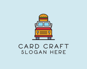 Burger Food Truck logo design