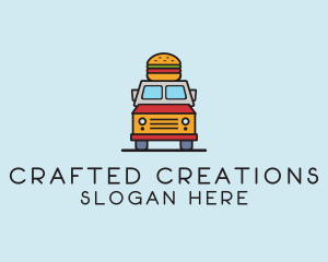 Burger Food Truck logo design