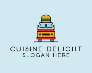 Burger Food Truck logo design