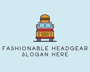 Burger Food Truck logo design