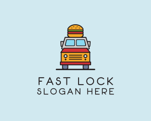 Burger Food Truck logo design