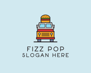 Burger Food Truck logo design