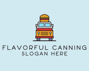 Burger Food Truck logo design