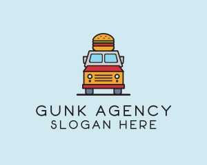 Burger Food Truck logo design