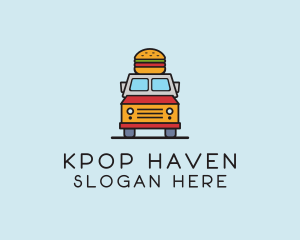 Burger Food Truck logo design