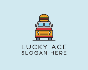 Burger Food Truck logo design