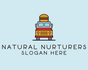 Burger Food Truck logo design