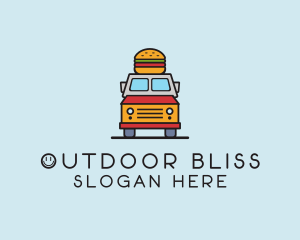 Burger Food Truck logo design