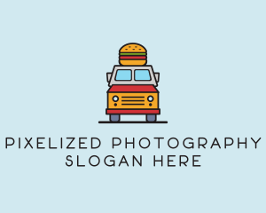 Burger Food Truck logo design