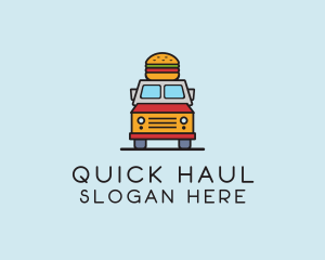 Burger Food Truck logo design