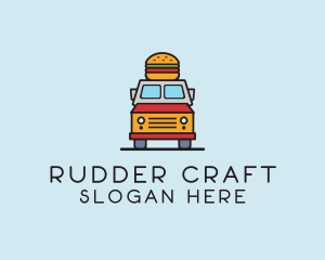 Burger Food Truck logo design